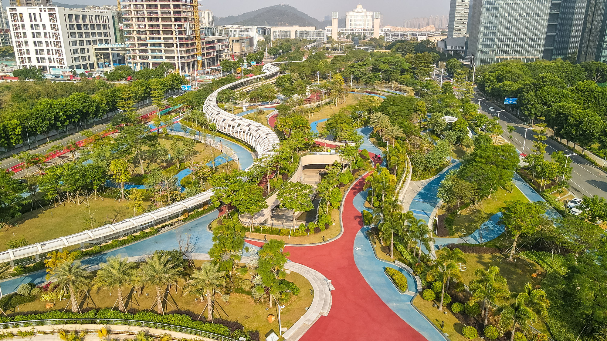 顺德城市新地标,航拍下的金凤凰广场,景观太震撼了