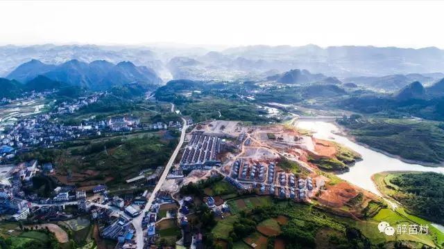 航拍花垣:一条渡船,两省连线,地下矿藏一绝的民乐镇