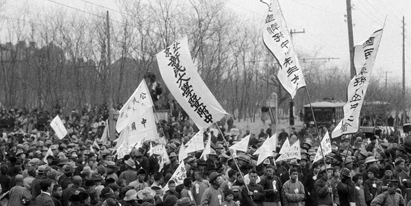 1918年日本"米骚动"席卷日本