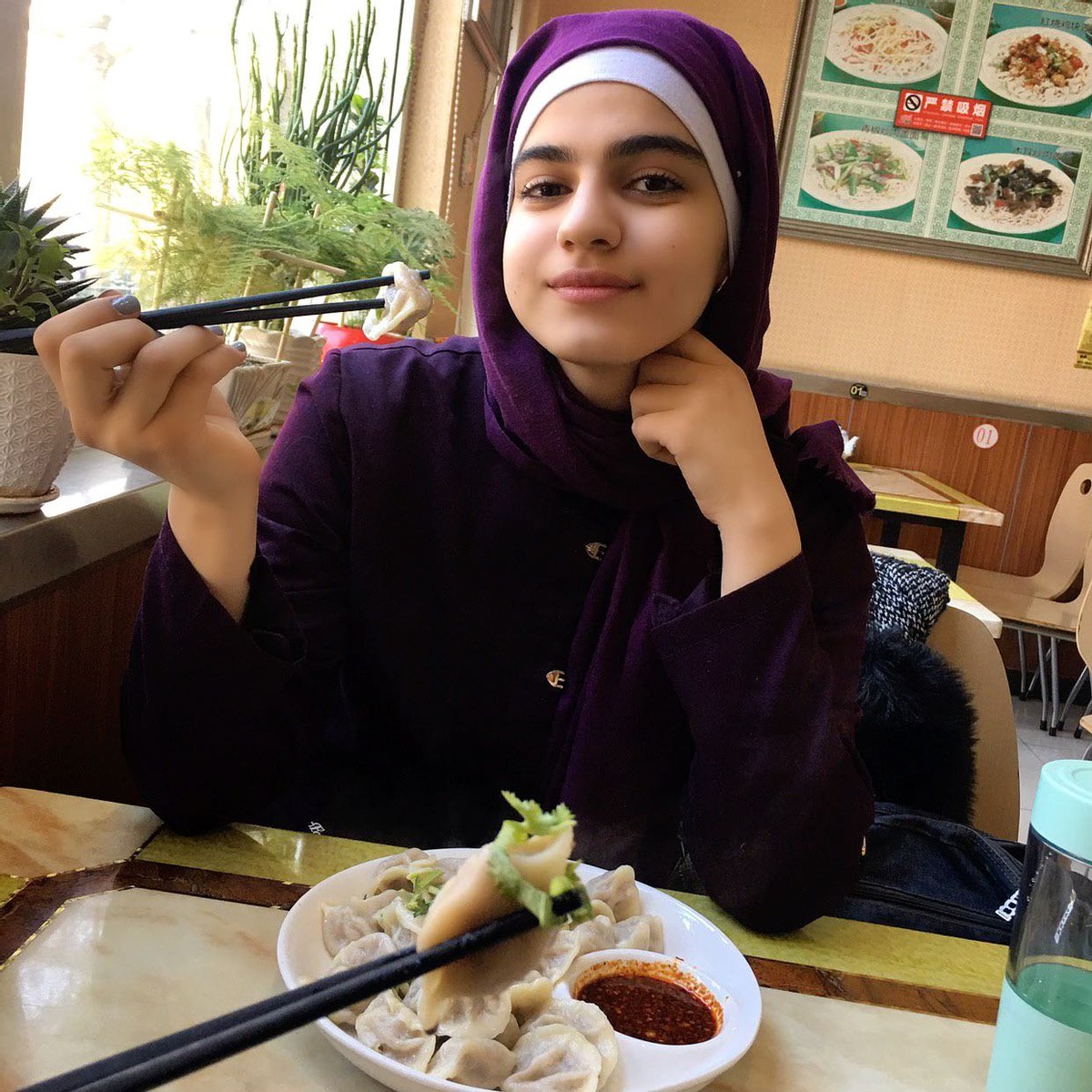 我,伊朗女孩,会9门外语,18岁到中国学汉语,未来想定居中国