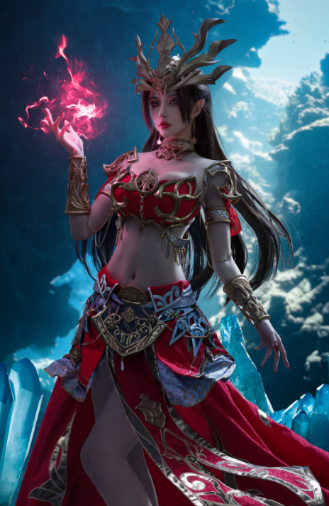 斗破,这大概是最强美杜莎cos,蛇尾完美驾驭,身材比动漫还惊人