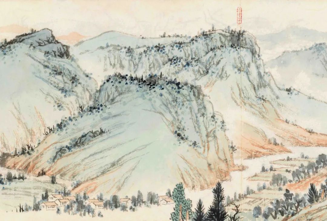 「艺惠藏」喻建十山水雄强磅礴之韵度达到了心手双畅的唯美境界