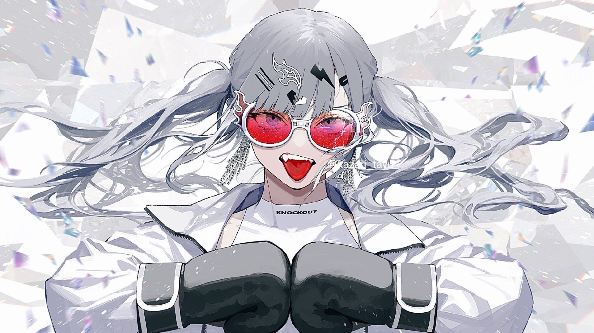 风情万种的温柔人物插画绚丽的画风眼里都在闪闪发亮