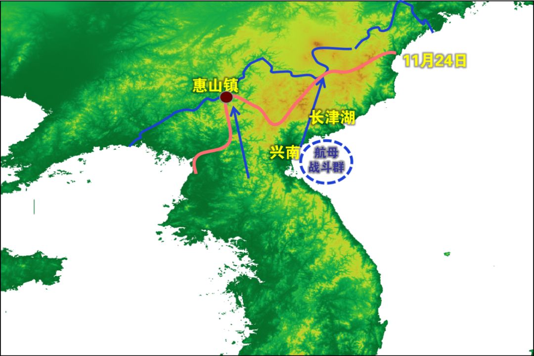 朝鲜长津湖的位置图片