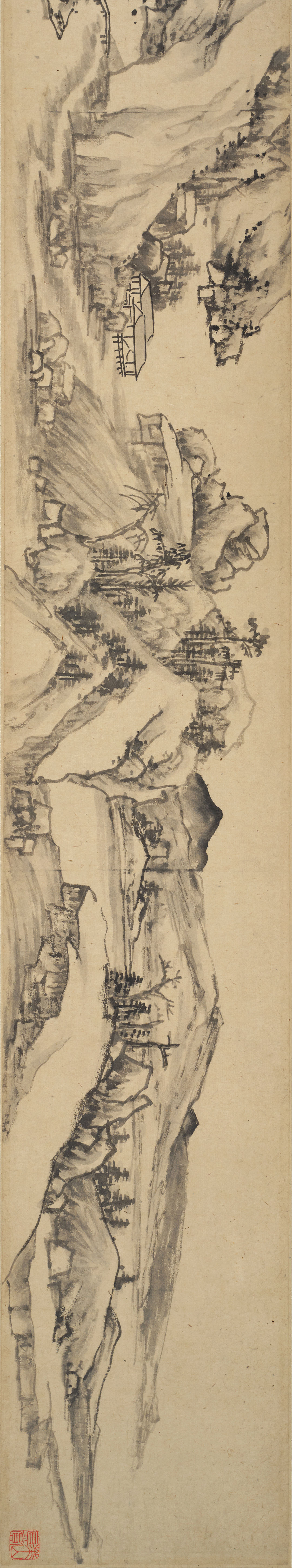 青溪实能开画派|程正揆卧游图卷