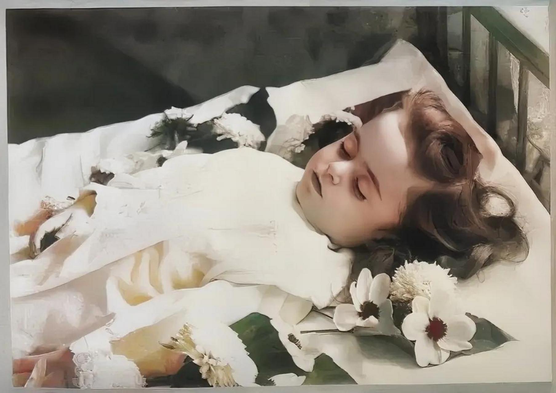 1895年,英国的"死亡照",拍摄于维多利亚时期,当时有