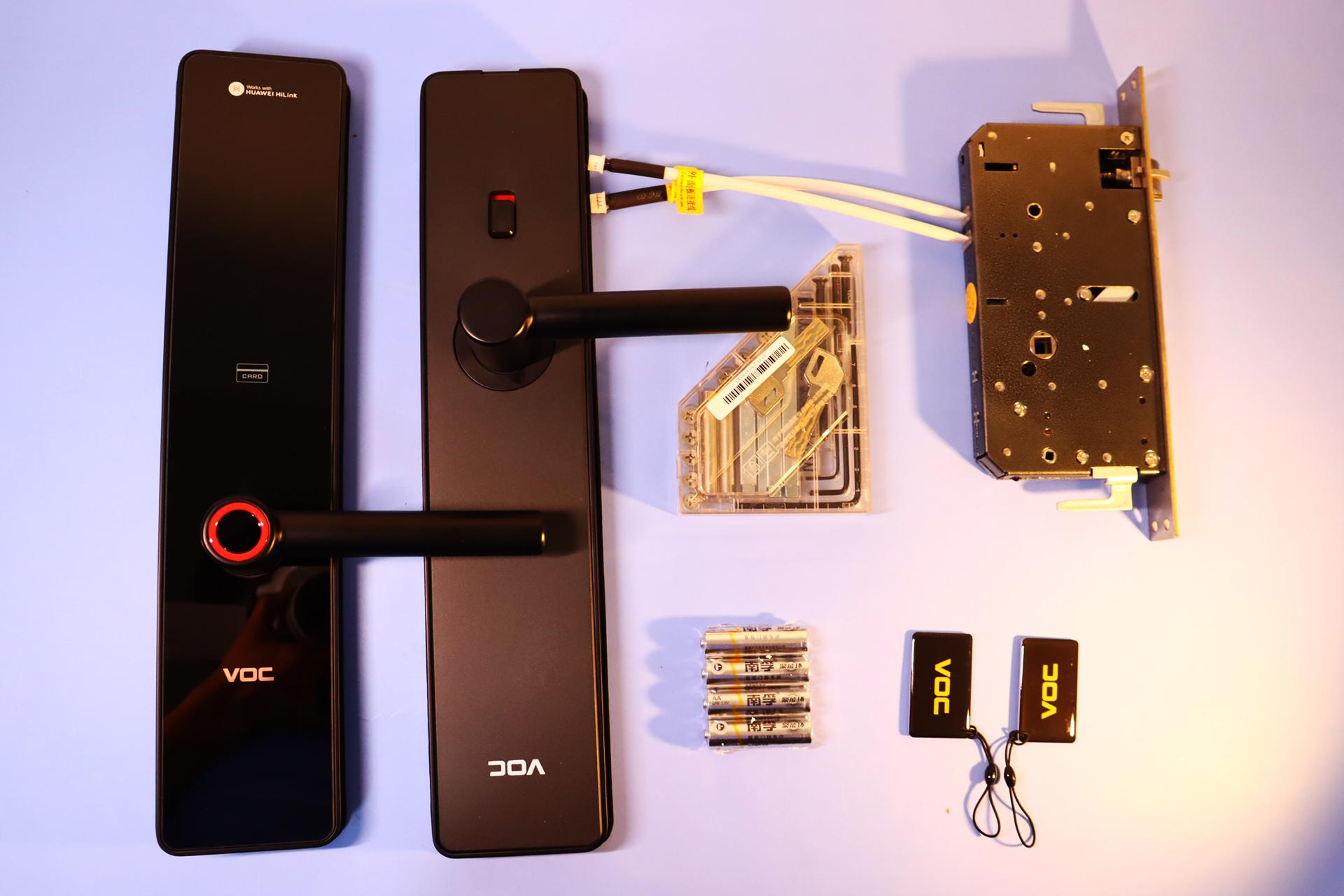 指纹锁初体验:华为hilink voc智能门锁x11