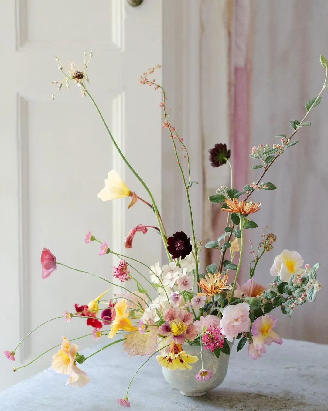 "野花"也可以完成插花艺术!