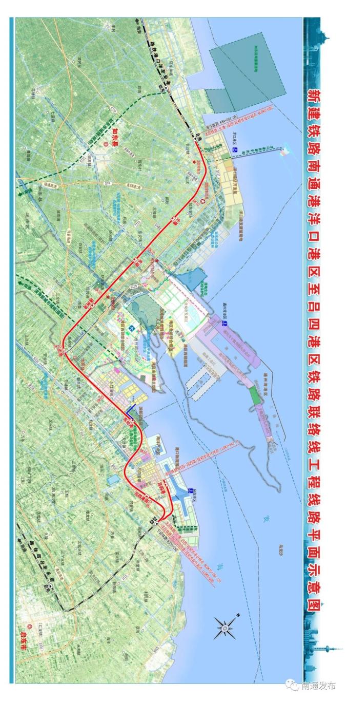 海门疏港铁路图片