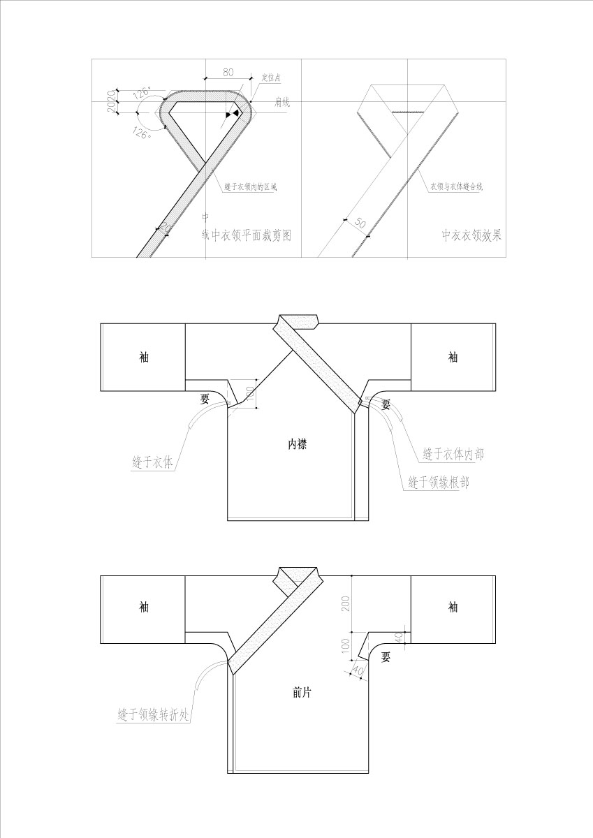汉服制版|男子汉服的分类及裁剪制作教程
