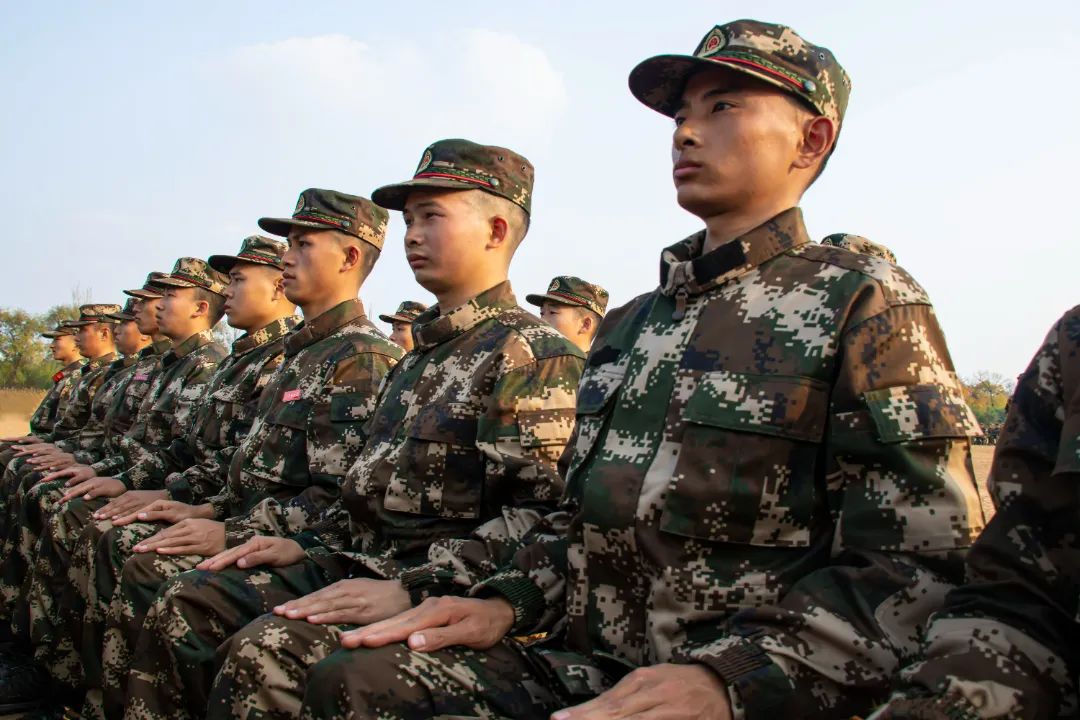 排面标齐!这就是咱当兵的人