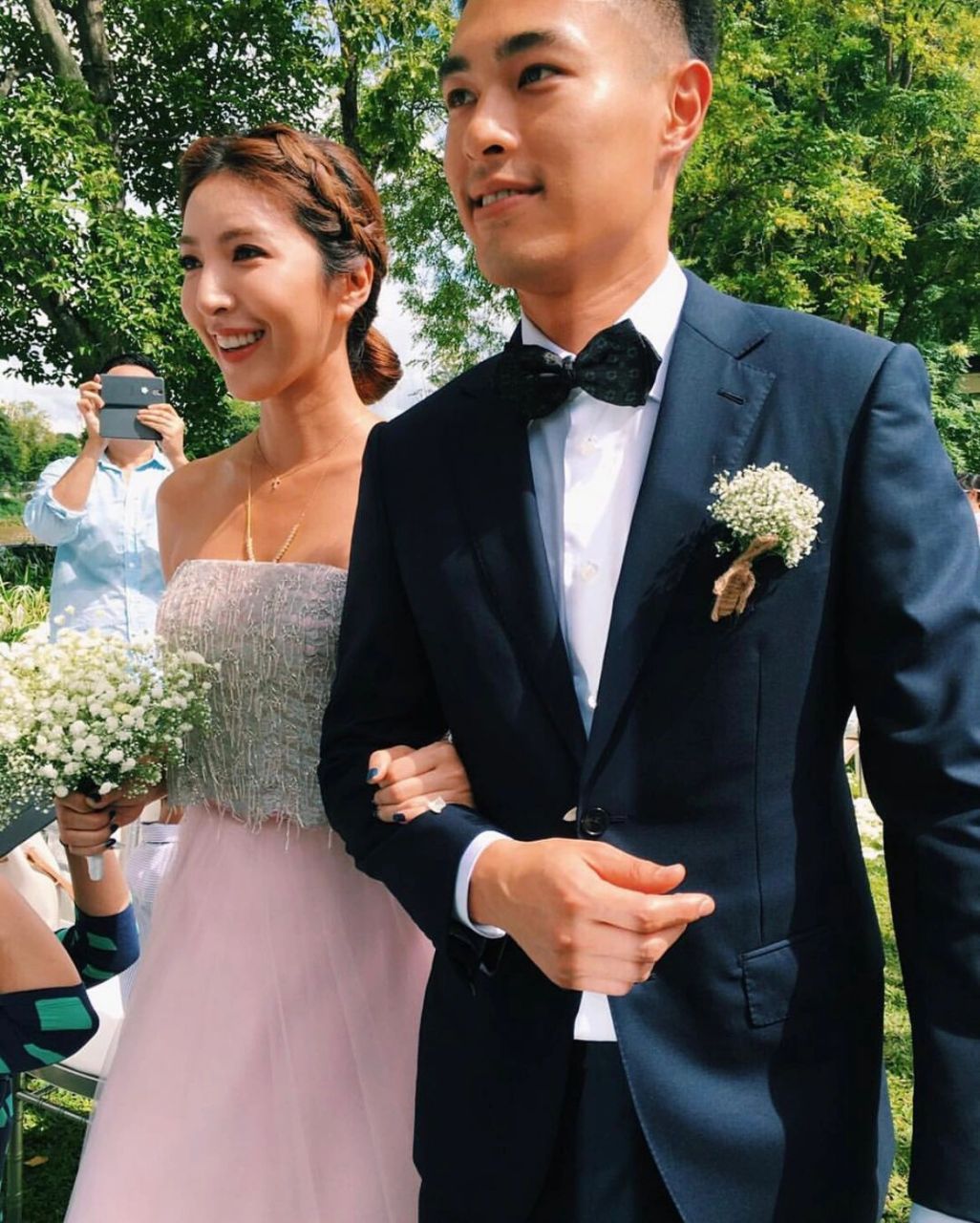 最高颜值伴郎伴娘cp～杨谨华和杨祐宁 图片来自2016年陈怡蓉婚礼 个人