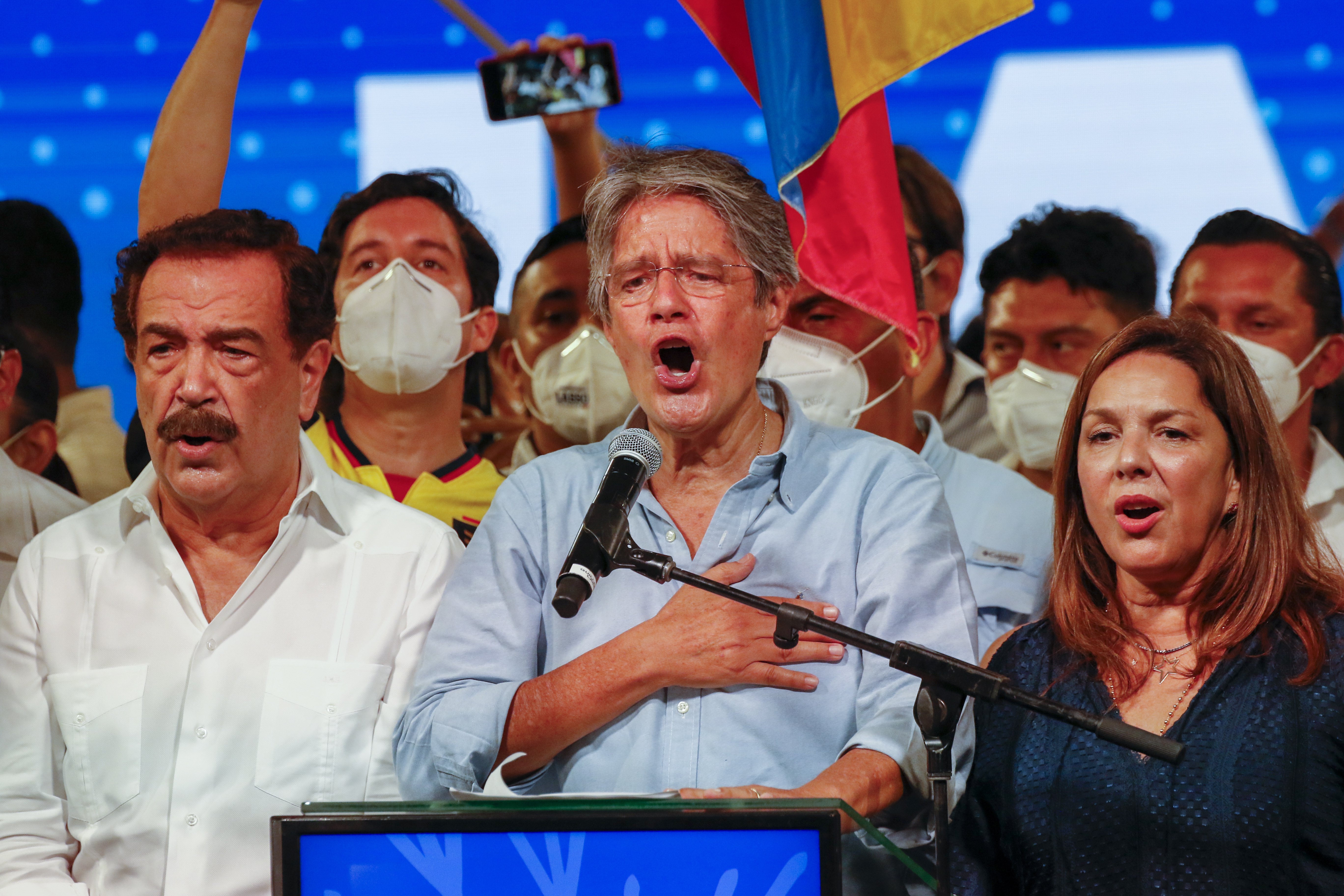 厄瓜多尔右翼总统候选人拉索宣布胜选