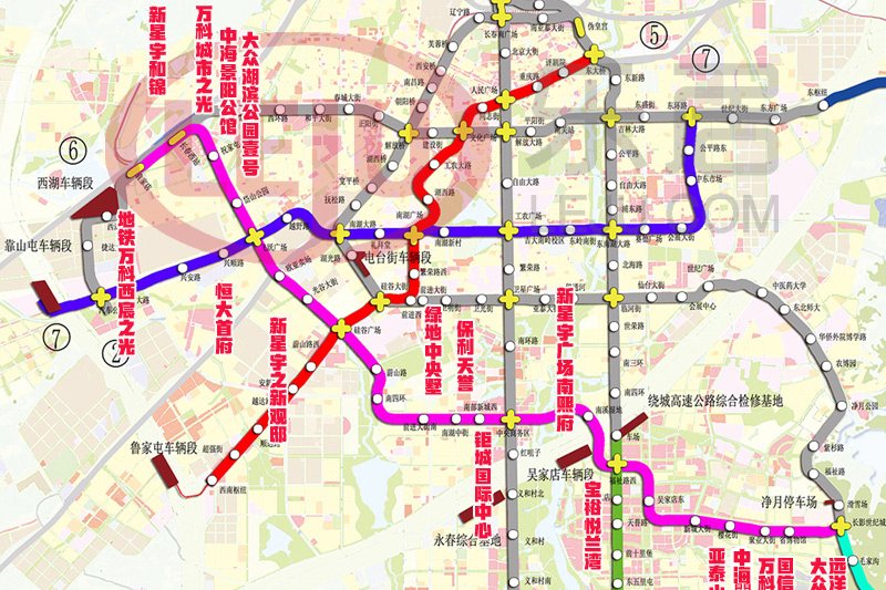 长春地铁5,6号线,已建设4年,翘首以盼的5号线明年开通