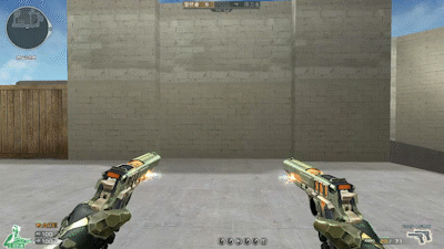 cf动图鉴赏:13周年电竞火魂套装副武器——柯尔特