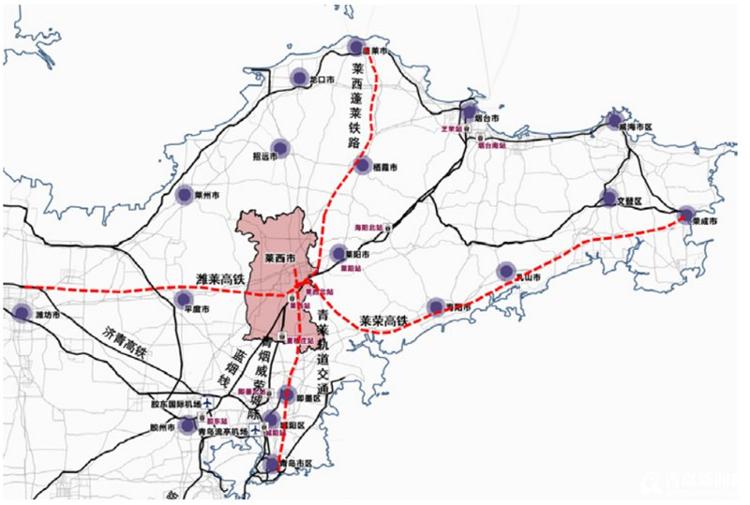 青岛至莱芜高铁规划图图片