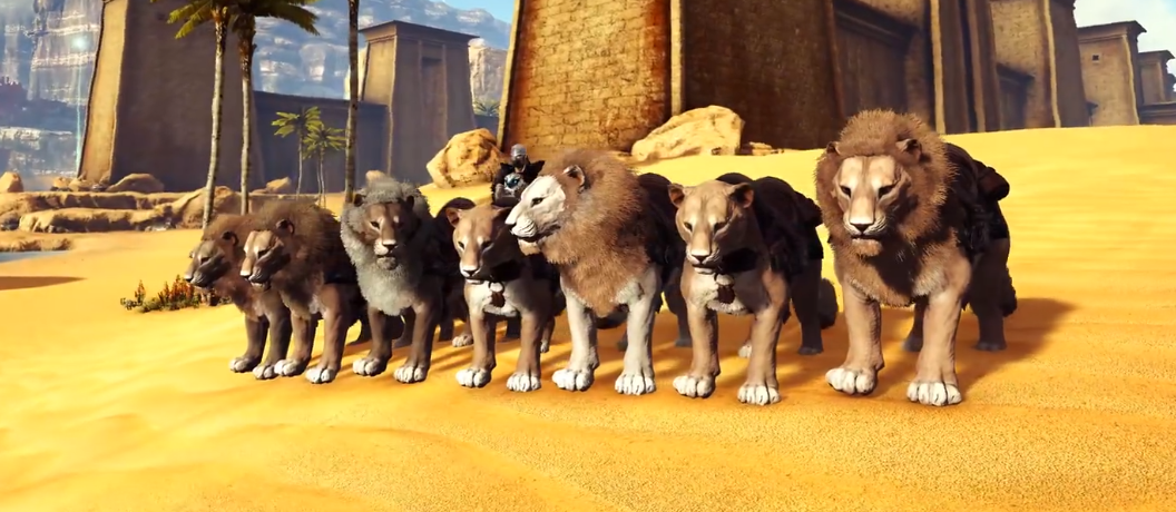 steam沙盒游戏排行,《方舟生存进化》群狮不可小觑