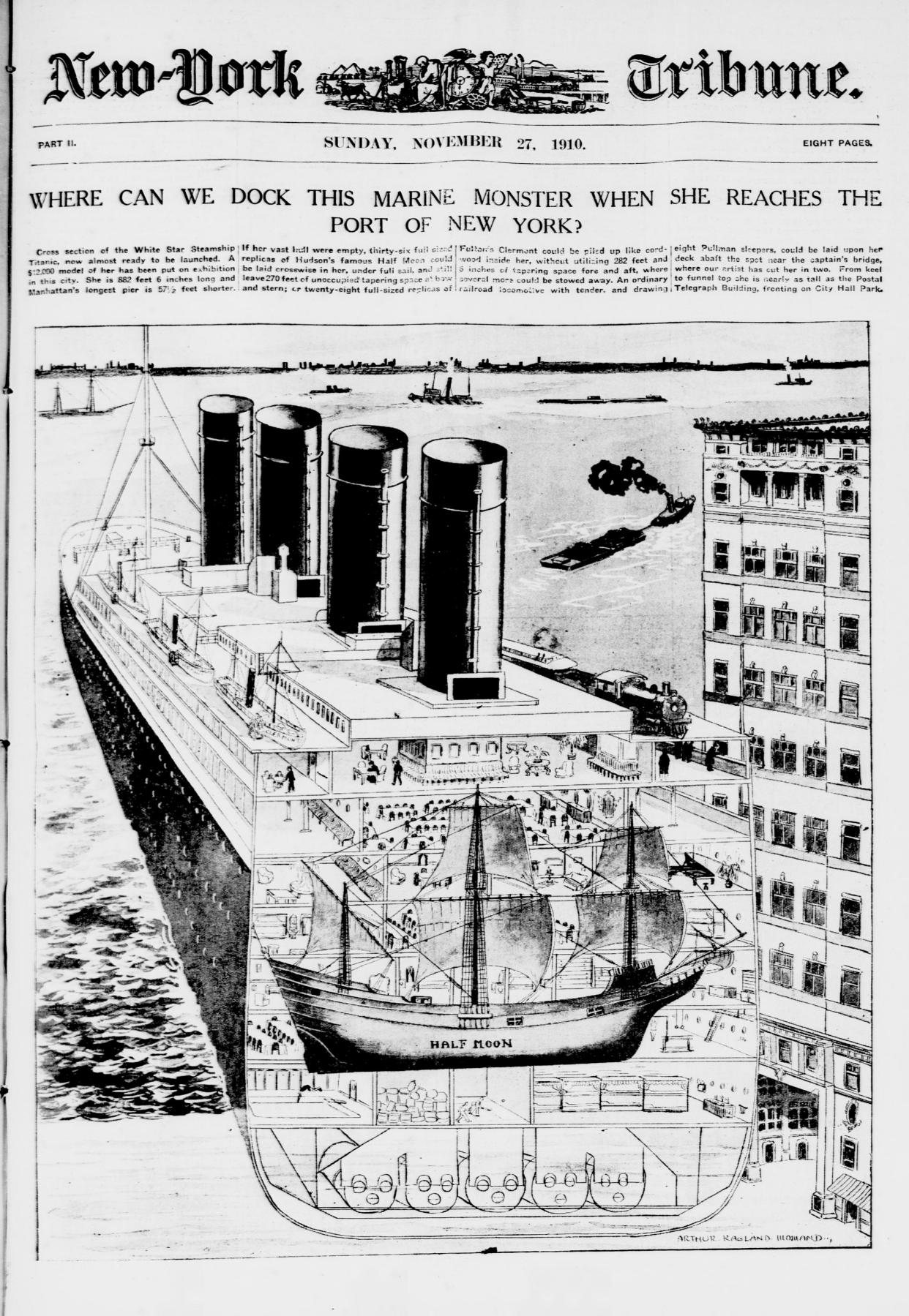 历史上的今天 1912年4月15日 泰坦尼克号因擦撞冰山后沉没