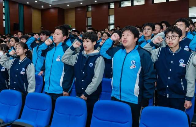浙江省余姚市舜水中学举行2023年中考百日誓师大会