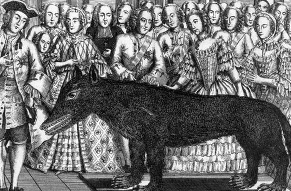 18世纪的热沃当怪兽,三年扑咬致死200多人,吞食96人的凶残怪兽