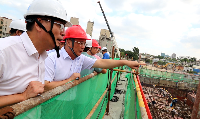 湛江市住建局加强节后工程安全质量和重点项目进度督导