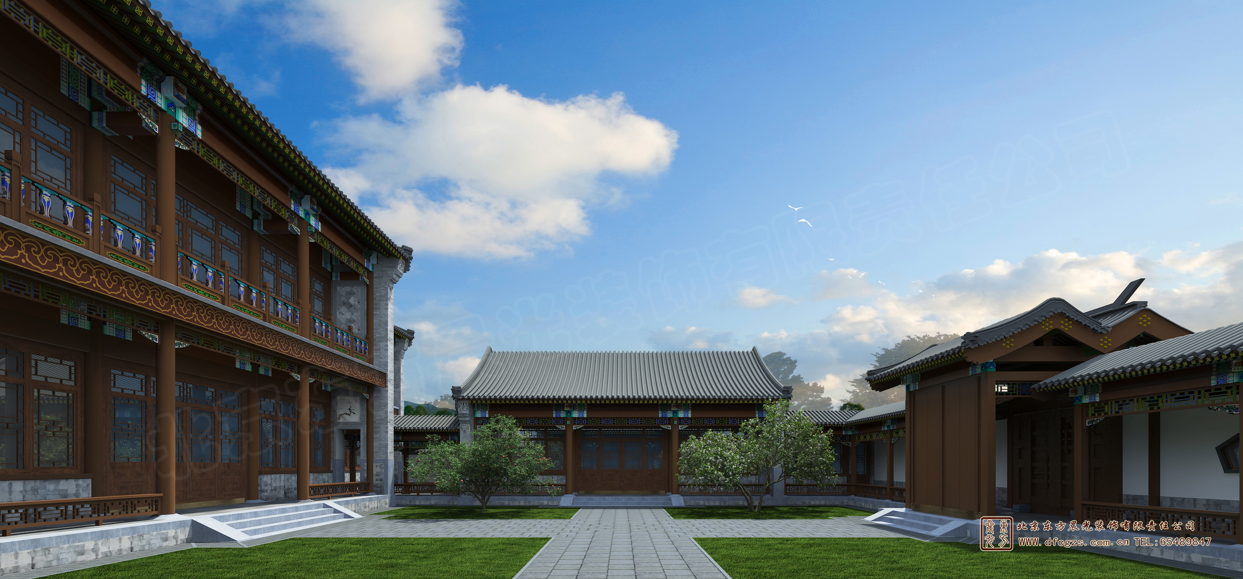 河北保定二进四合院设计·施工项目