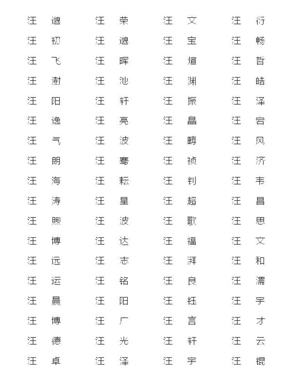 qq名字单字图片