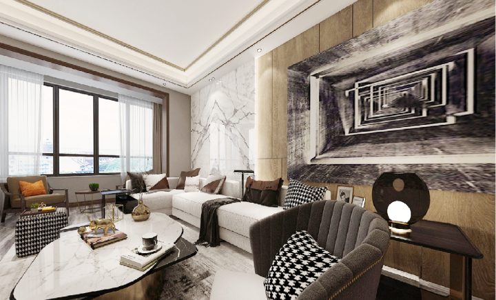 客厅电视墙装修效果图大全,2021年最流行的客厅装修效果图分享
