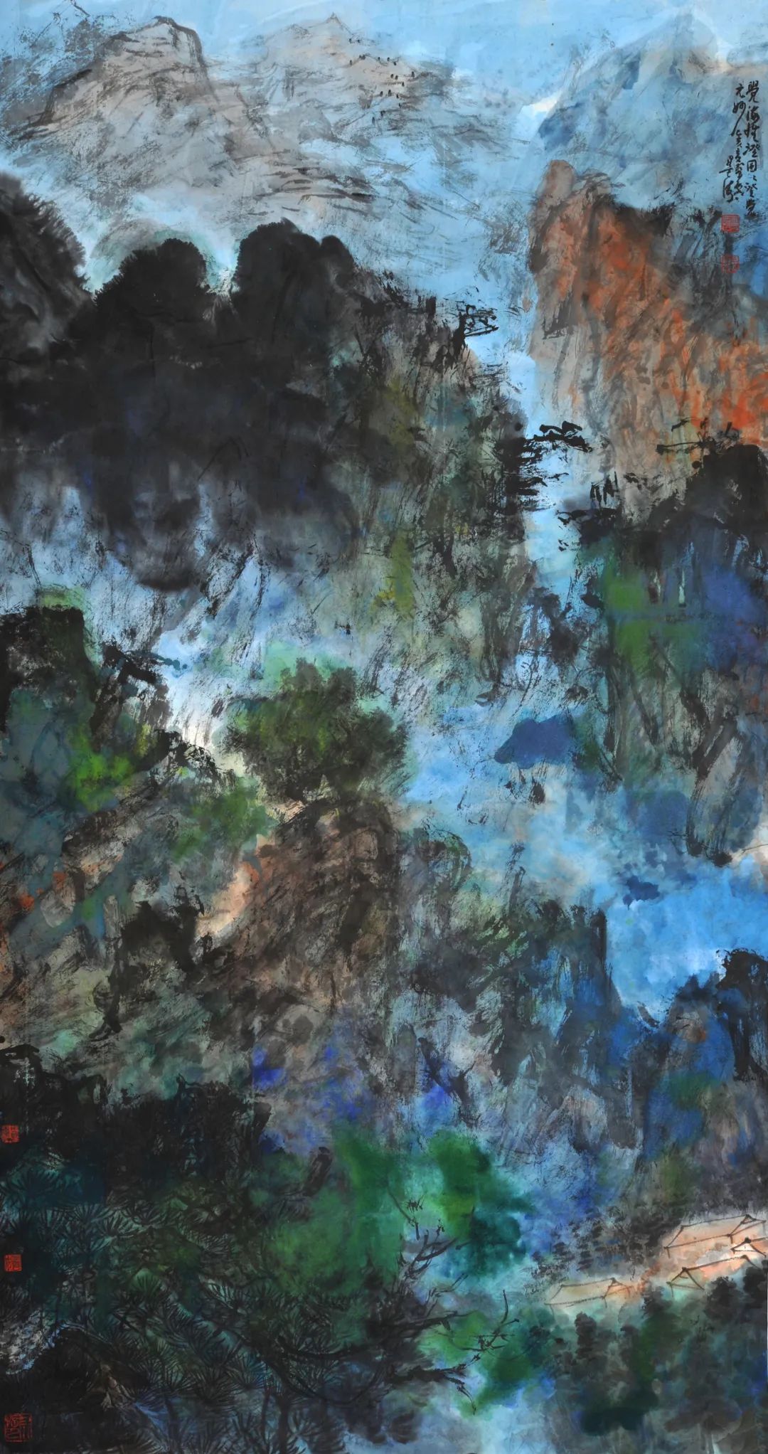 禅都画院院长,墨涛绘画作品欣赏