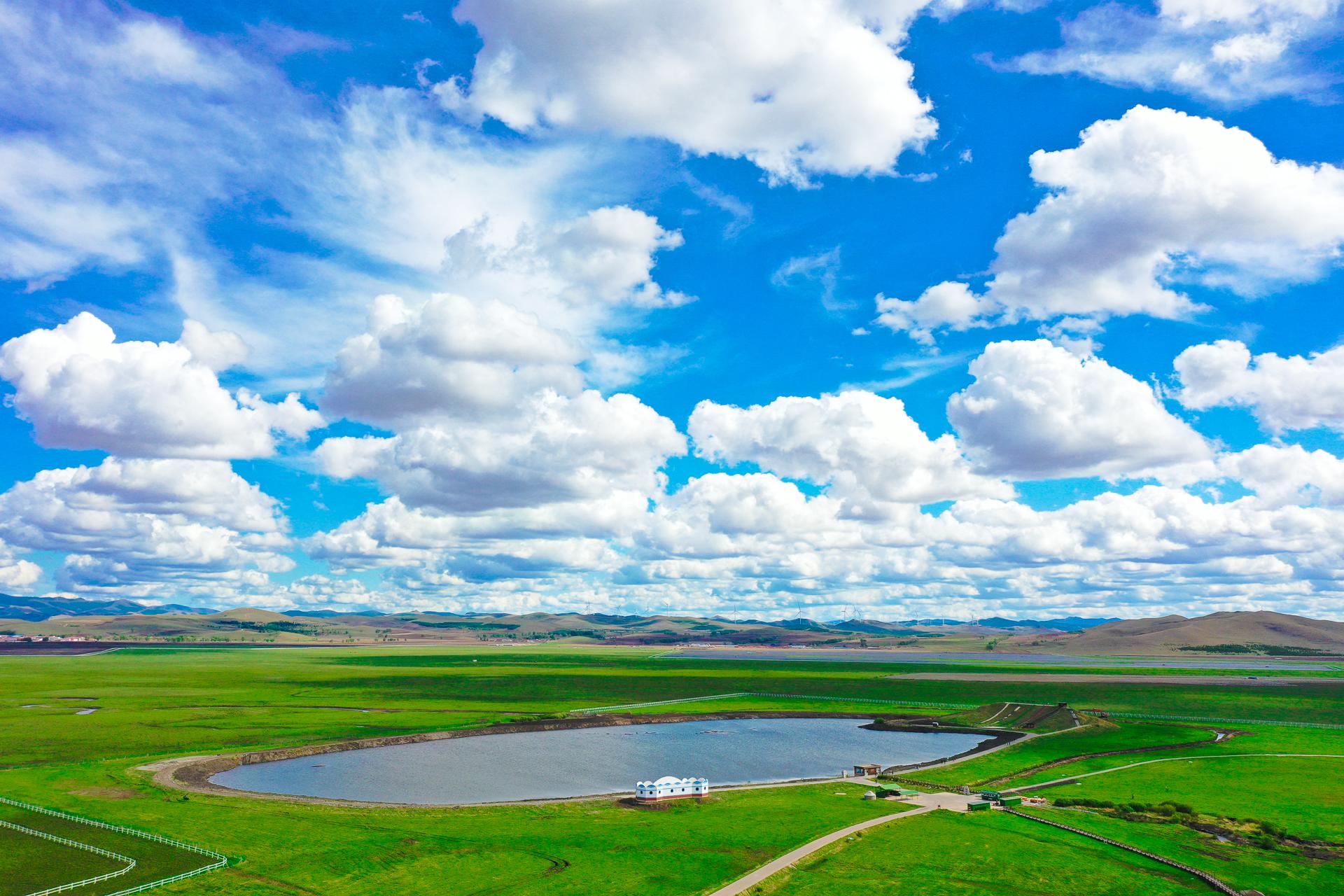 自驾离北京最近的草原,走进六月的七彩森林,邂逅一片辽阔草原