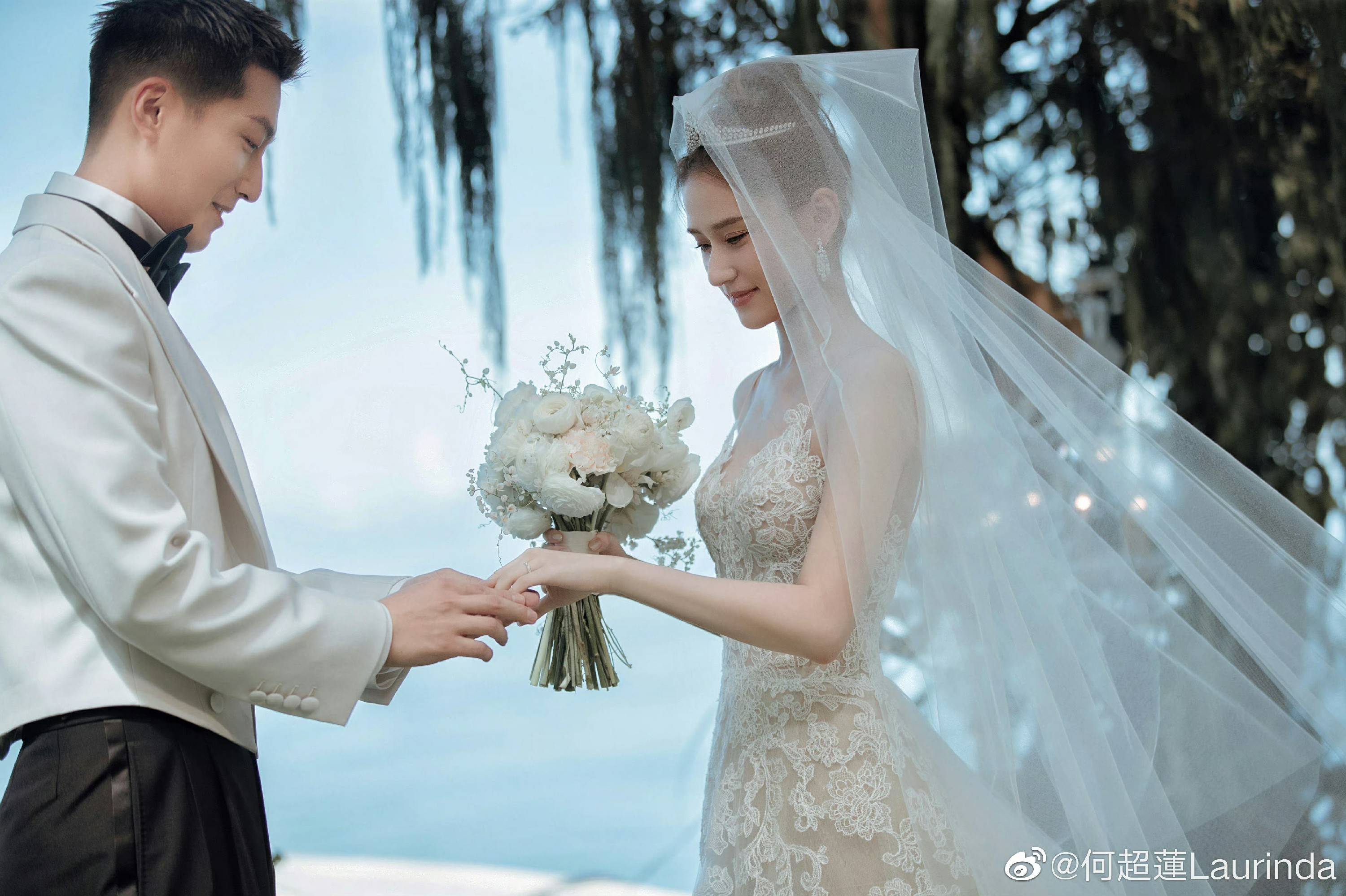 窦骁何超莲法式浪漫风婚礼审美获赞 含糖量超标全网送祝福