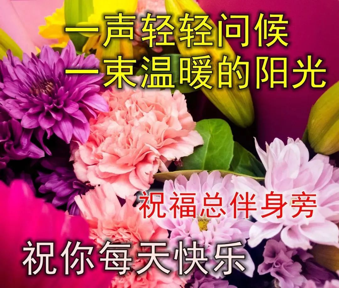 春季非常漂亮真人美女早上好問候表情圖片帶字帶祝福語