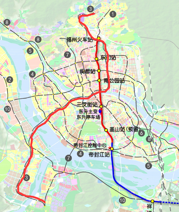 不过随着福州第三轮地铁规划图的正式出炉,地铁3号线却在南通消失,截