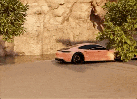 凡尔赛!詹皇晒保时捷电动跑车:这车是真的话,老婆和我想入一辆