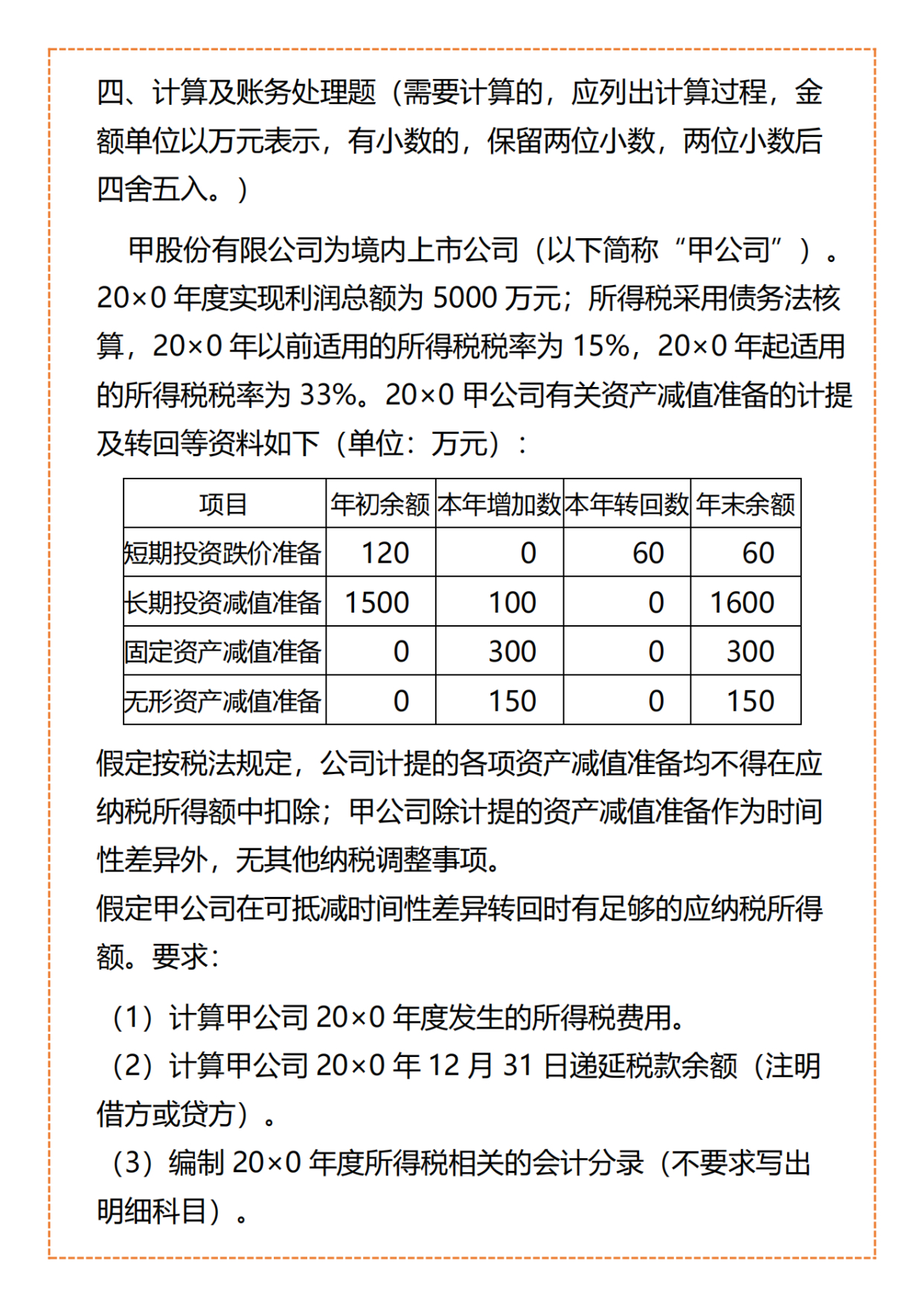 某大型公司月薪1.2w招聘会计,16道笔试题曝光,看看你能答对几道