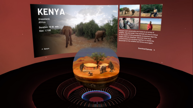 5.7k分辨率高清拍摄,自然风vr纪录片《ecosphere》登陆oculus