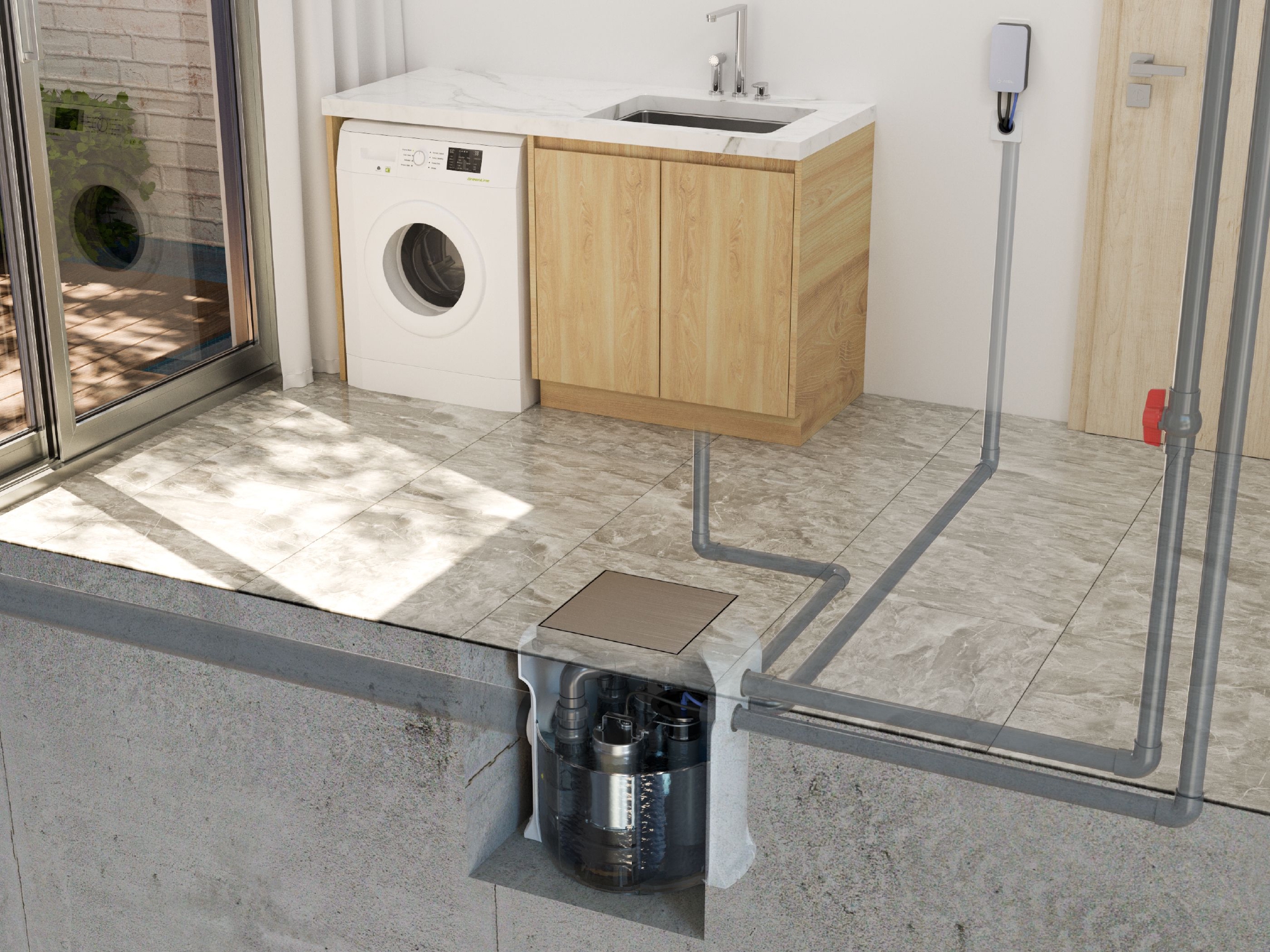 别墅的下沉式庭院,需要做排水吗?