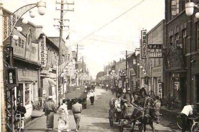 民国长春街头