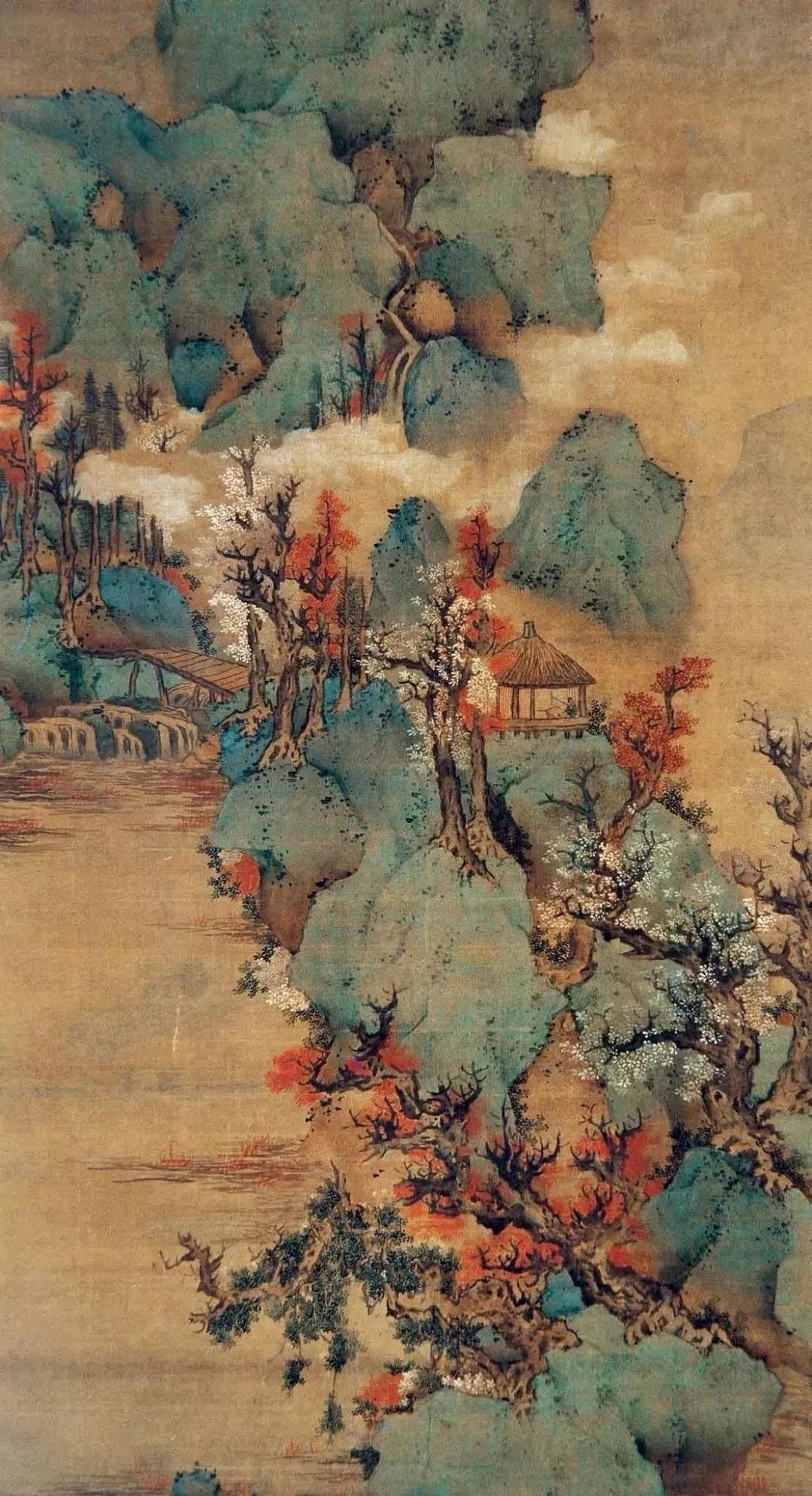 津门网蓝瑛山水画欣赏