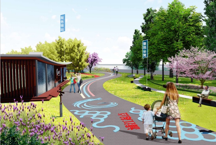 休闲渔乐,观光游览,"浦江之首"慢行系统规划出炉,来看一波效果图