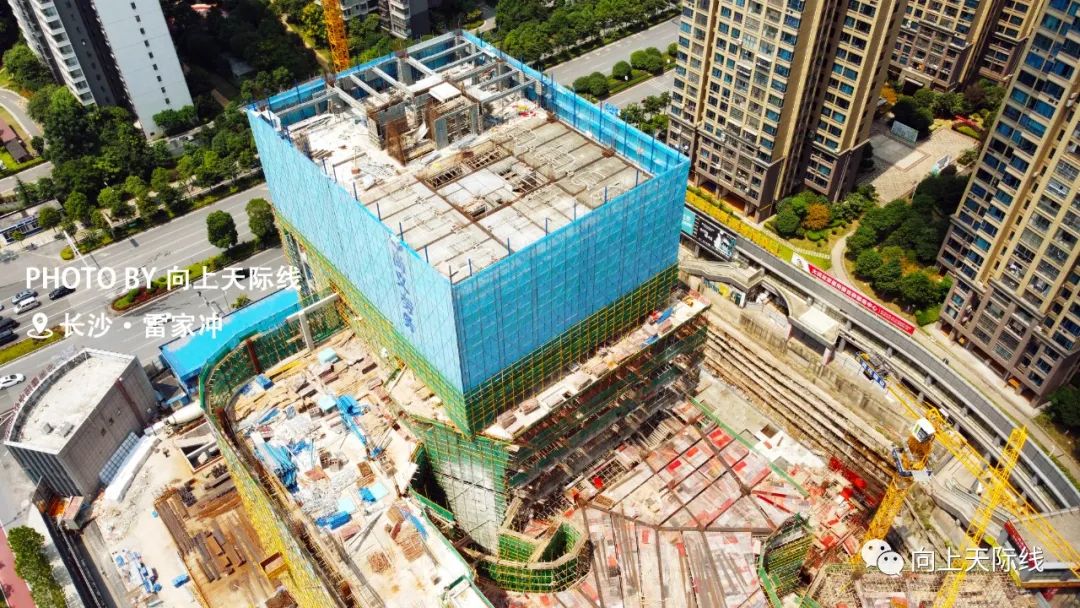 高度确定!长沙"方略城市广场"公示,附最新航拍!