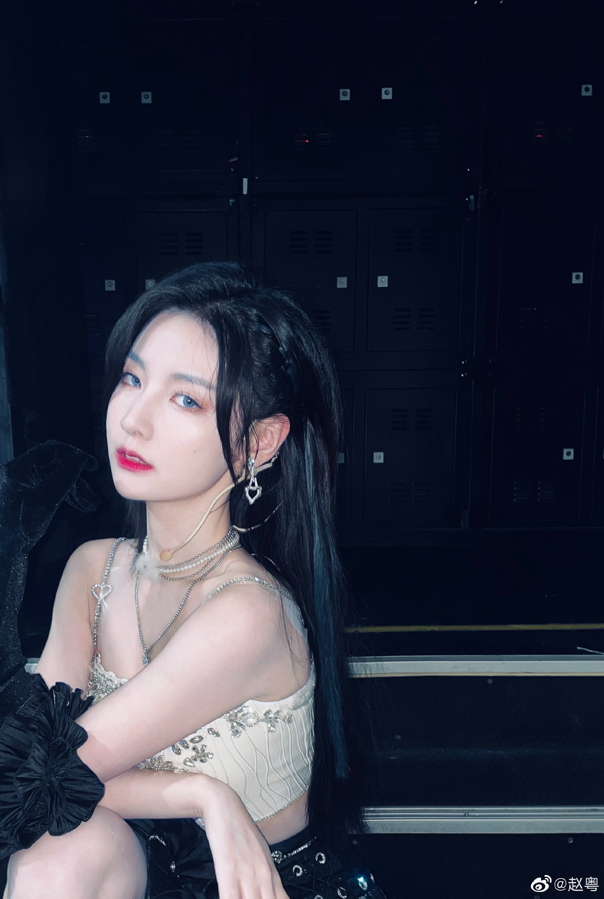 赵粤微博晒自拍图片,有点美