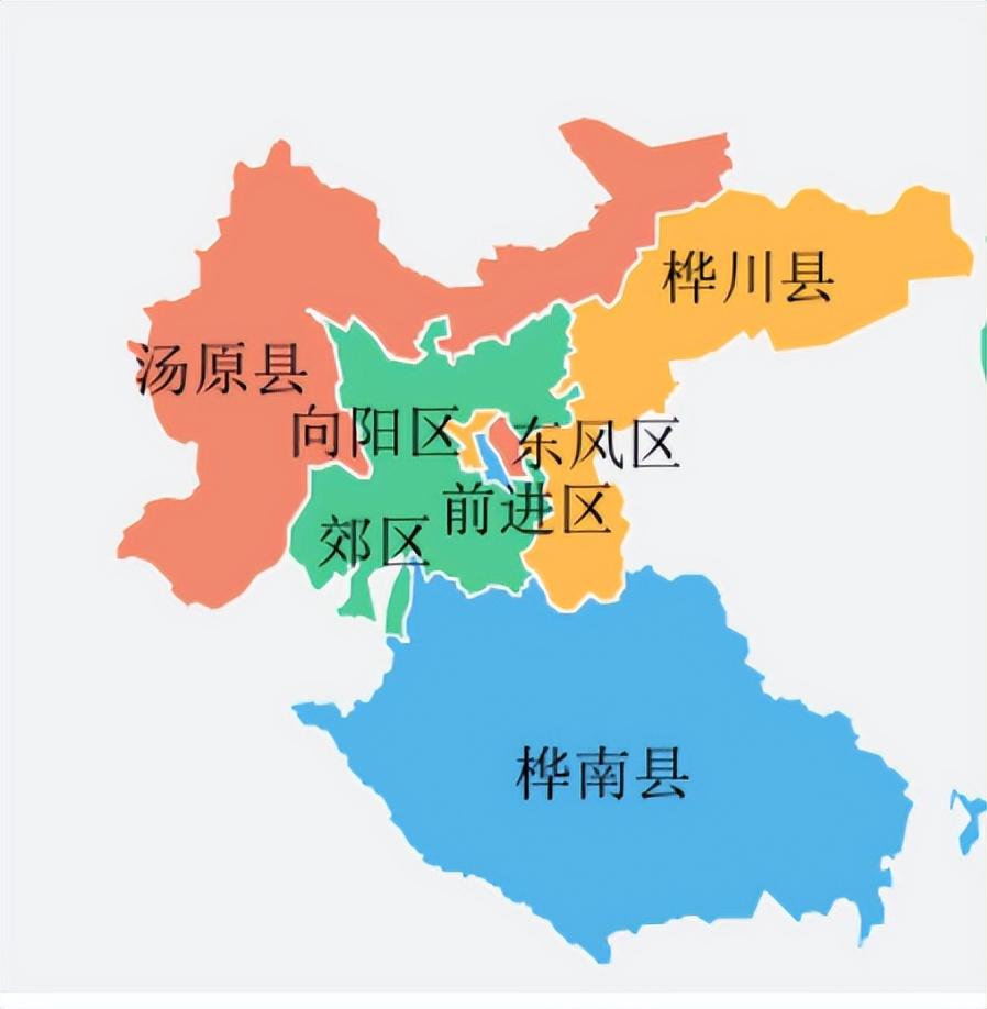 佳木斯建三江地图图片