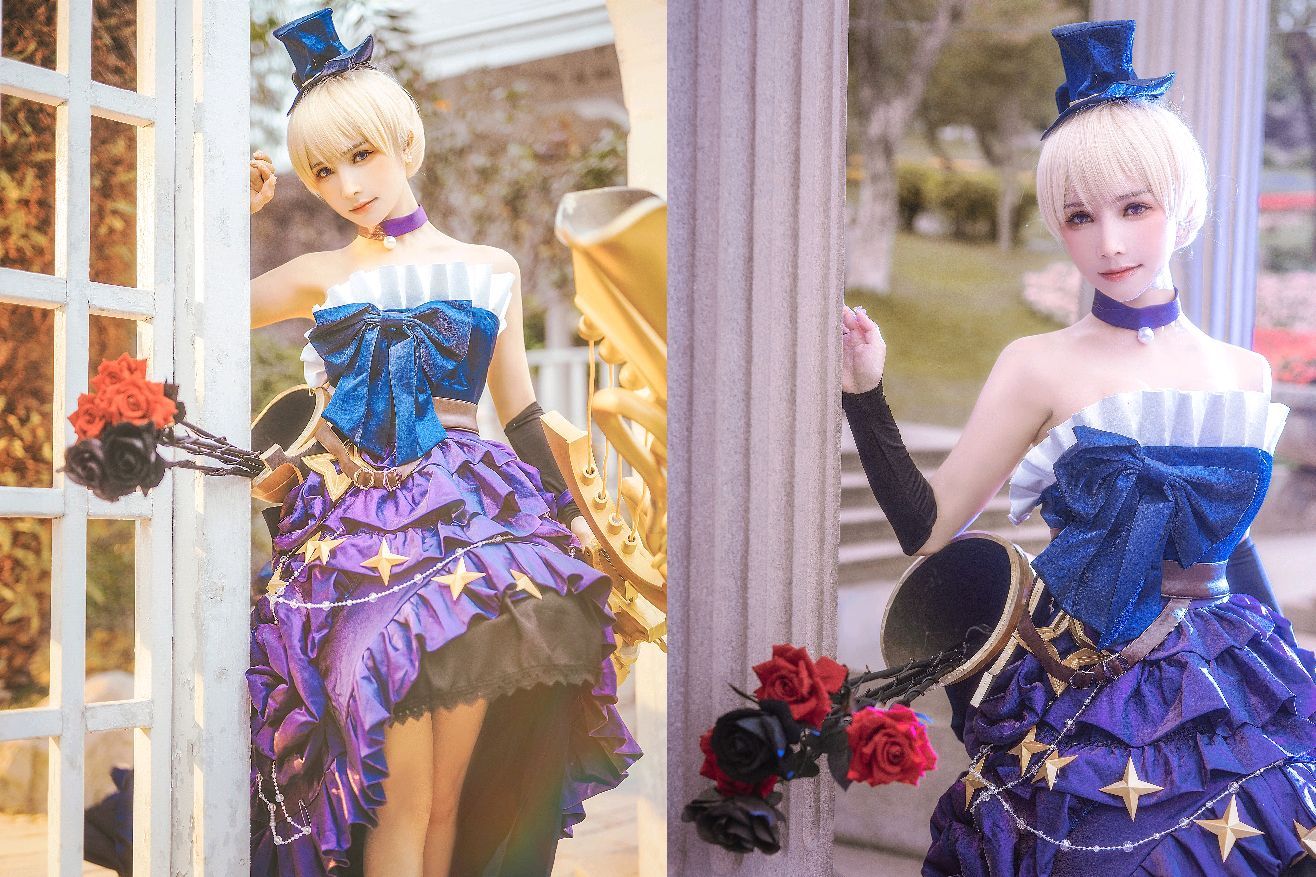 剑与远征:最美cos你们评评看!最后这龙弓真的是爱了!