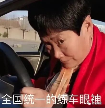 山东一大姐练倒车练出表情包,网友:我本人