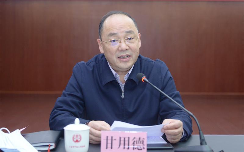 四川高院党组书记,院长王树江到广安开展"走基层,解难题,办实事"活动