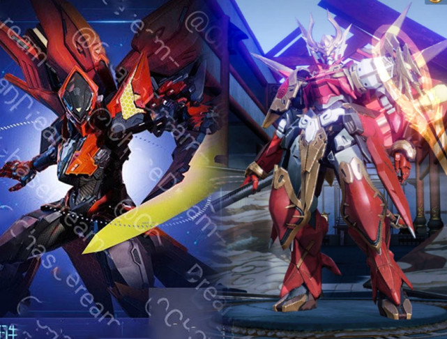 铠绛天战甲皮肤曝光,红蓝双形态帅炸,看到上架时间,兰陵王哭了