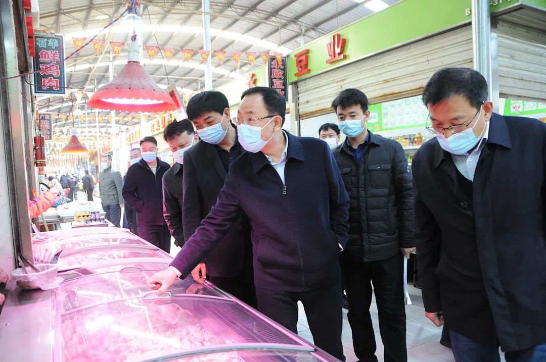 郝生旺一行督导检查国家食品安全示范城市复审工作