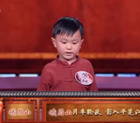 中国诗词大会:他识字3千,熟背诗词5百多首,被称为"小神童"