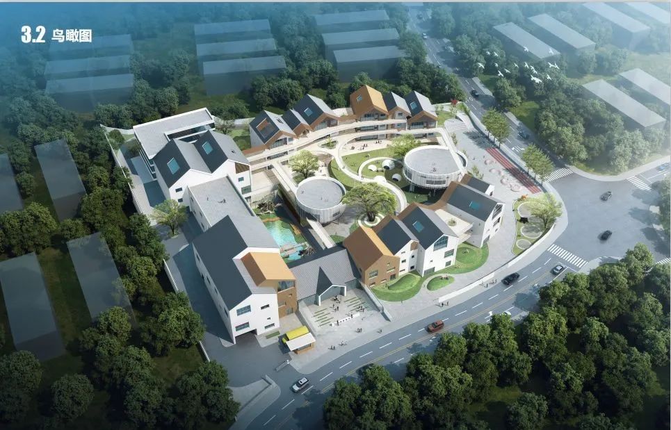 长兴县龙山新区紫领幼儿园进行内部精装中,预计今年9月开园